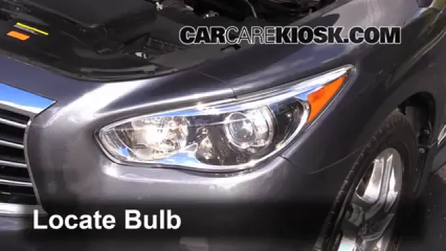 2013 Infiniti JX35 3.5L V6 Luces Luz de estacionamiento (reemplazar foco)
